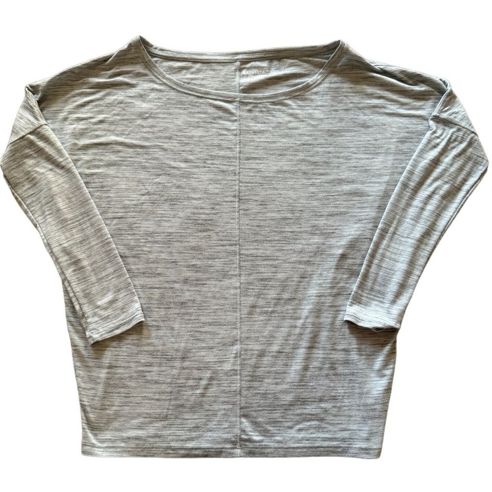 ATHLETA WOMANS GREY TOP SIZE‎ SMALL | A2